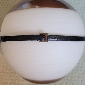 Vintage GUCCI thin leather belt